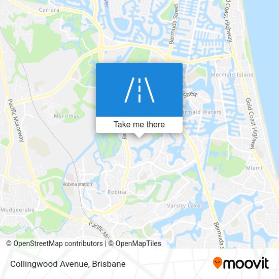 Collingwood Avenue map