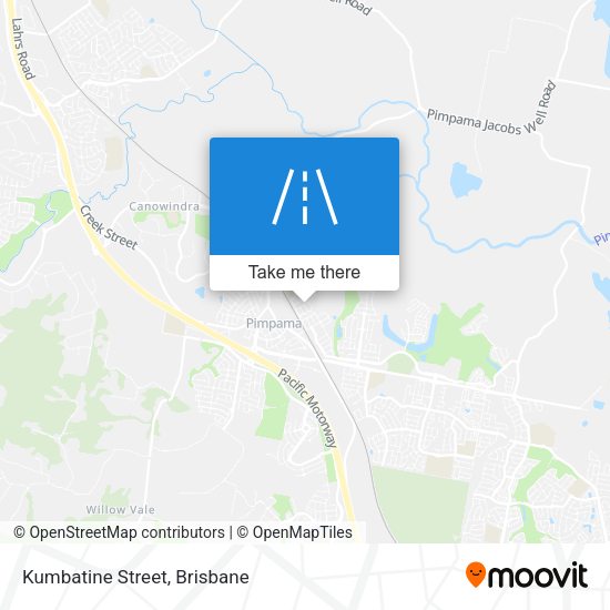 Kumbatine Street map