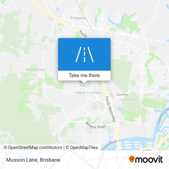 Musson Lane map