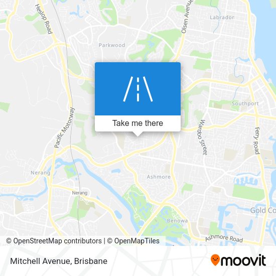 Mitchell Avenue map