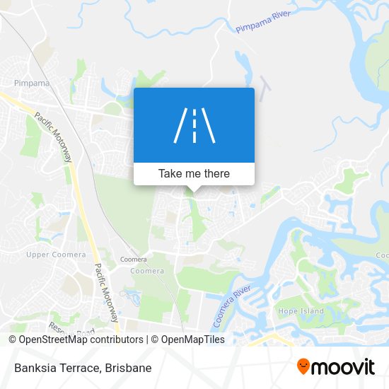 Banksia Terrace map