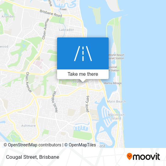 Cougal Street map