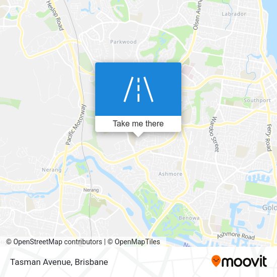 Tasman Avenue map