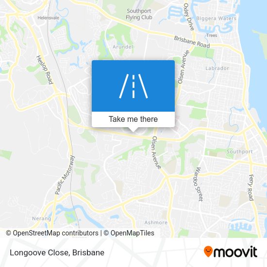 Longoove Close map