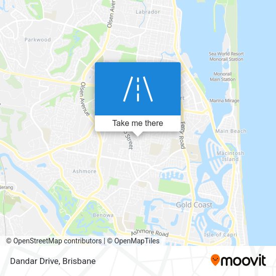Dandar Drive map
