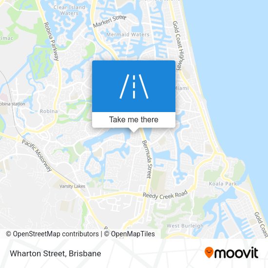 Wharton Street map