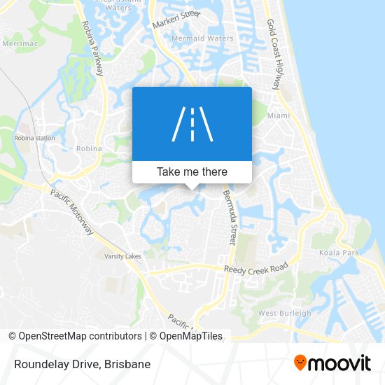 Roundelay Drive map