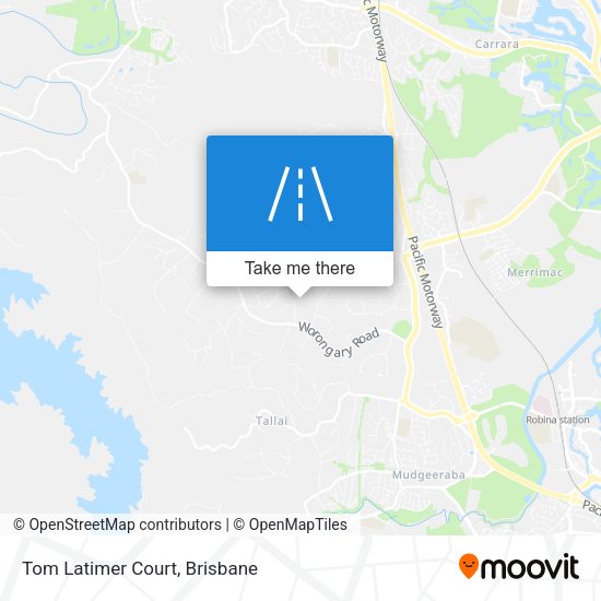 Tom Latimer Court map
