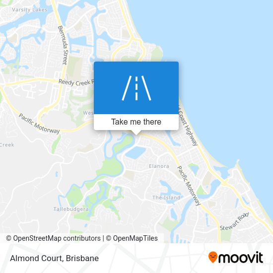 Almond Court map