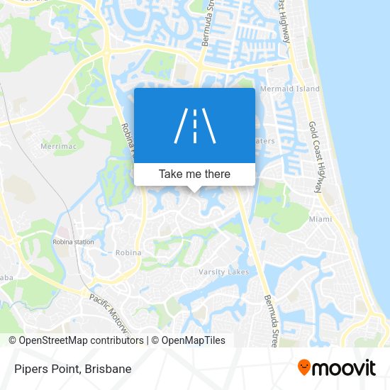 Pipers Point map