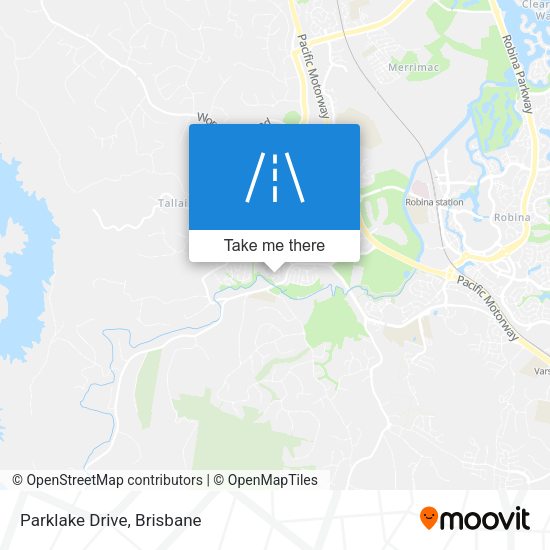 Parklake Drive map
