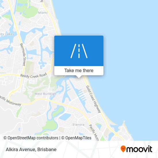 Alkira Avenue map