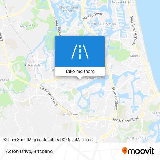 Acton Drive map