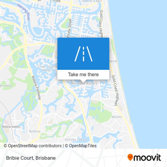 Bribie Court map