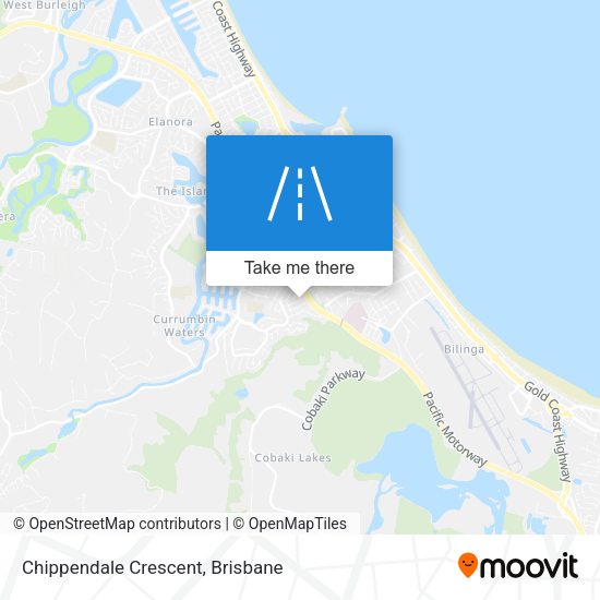 Chippendale Crescent map