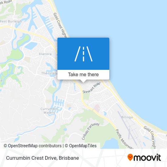 Currumbin Crest Drive map