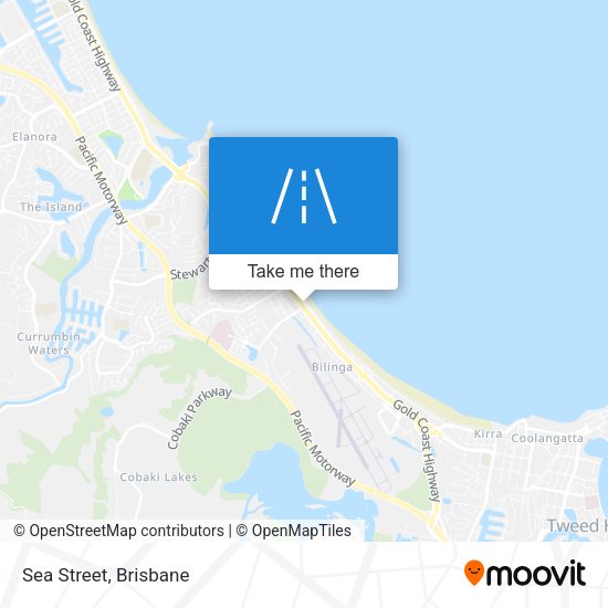 Sea Street map