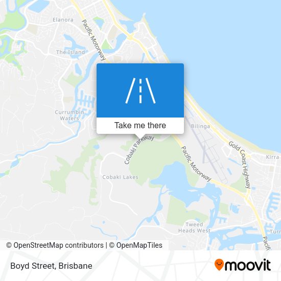 Boyd Street map