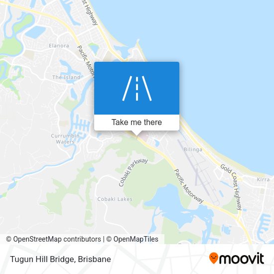 Tugun Hill Bridge map