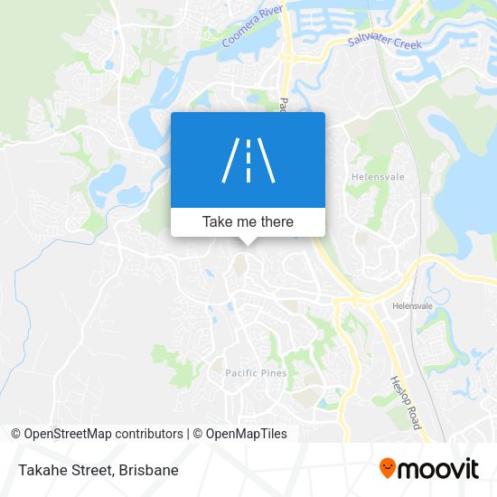 Takahe Street map