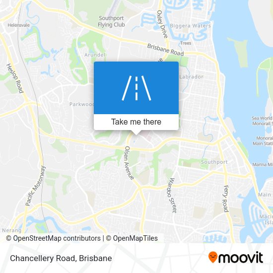 Chancellery Road map