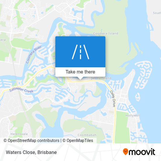Waters Close map