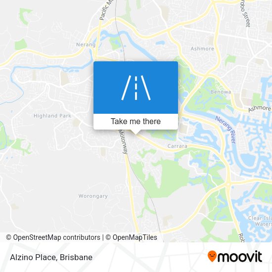 Alzino Place map