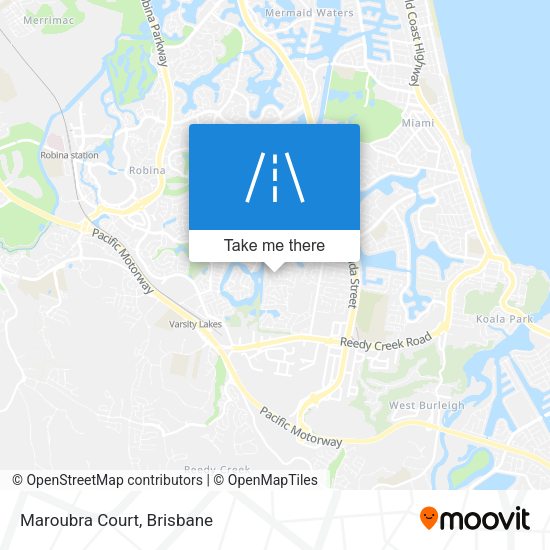 Maroubra Court map