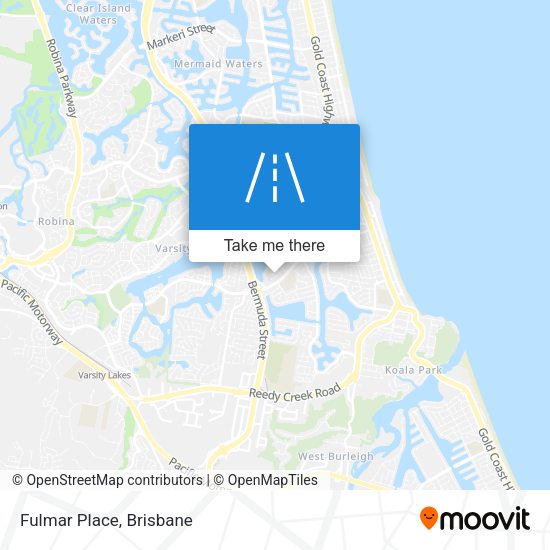 Fulmar Place map