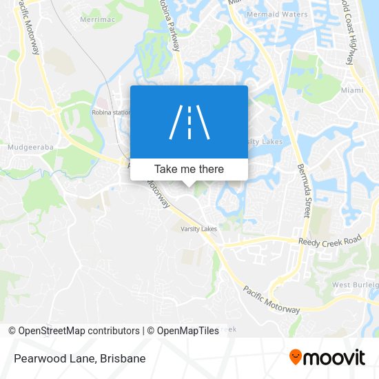 Pearwood Lane map