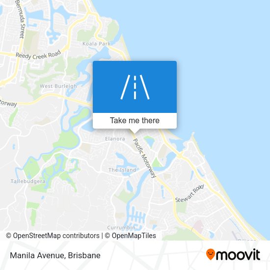 Manila Avenue map