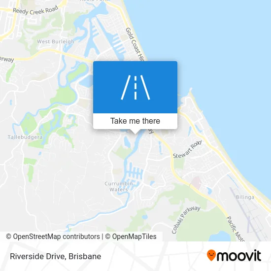 Mapa Riverside Drive