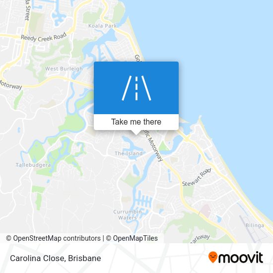 Carolina Close map