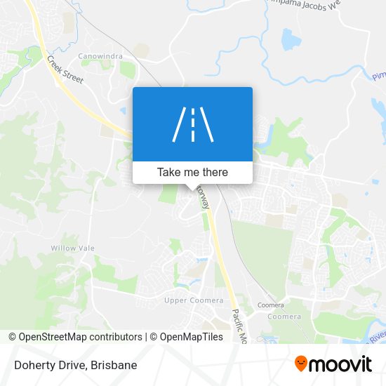 Doherty Drive map