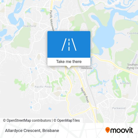 Allardyce Crescent map
