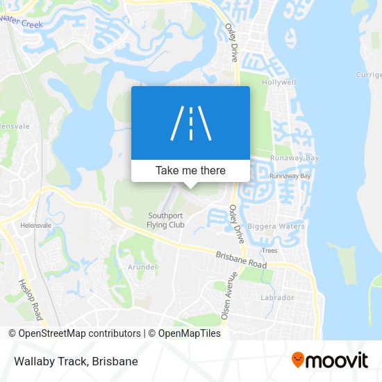 Wallaby Track map