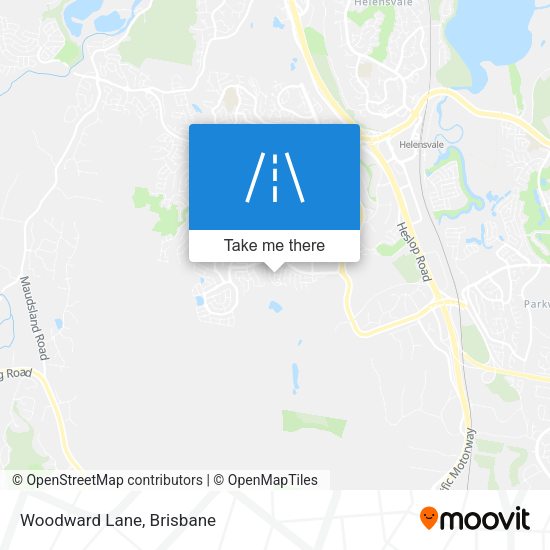Woodward Lane map