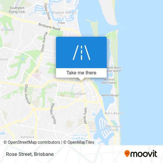 Rose Street map
