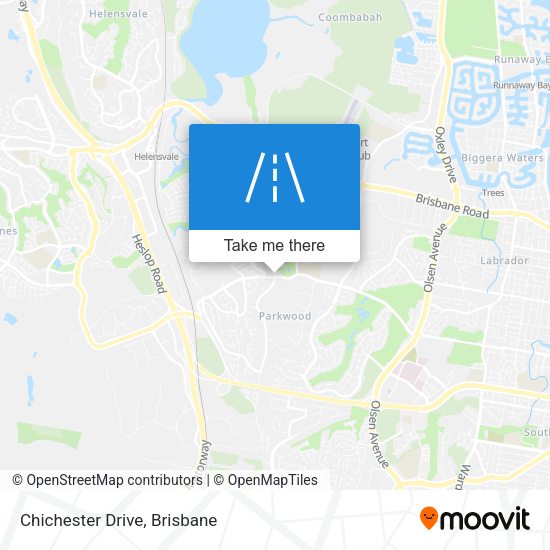 Chichester Drive map