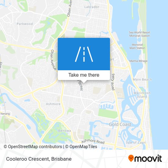 Cooleroo Crescent map
