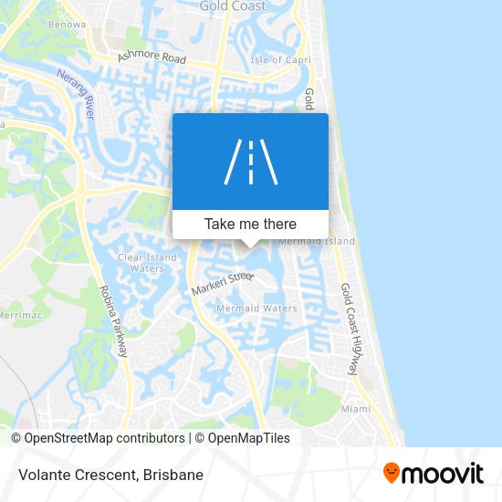 Volante Crescent map