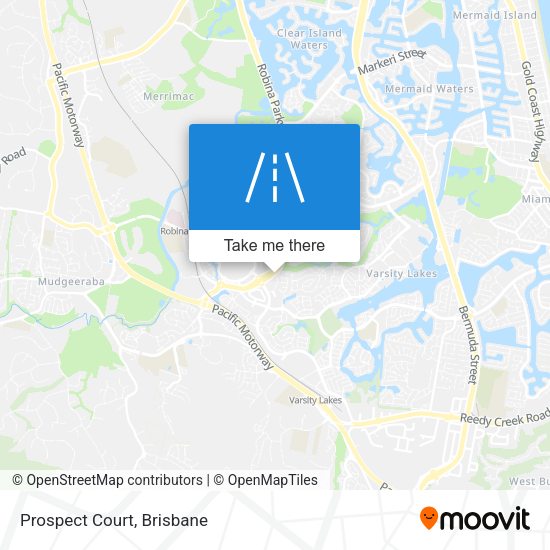 Prospect Court map