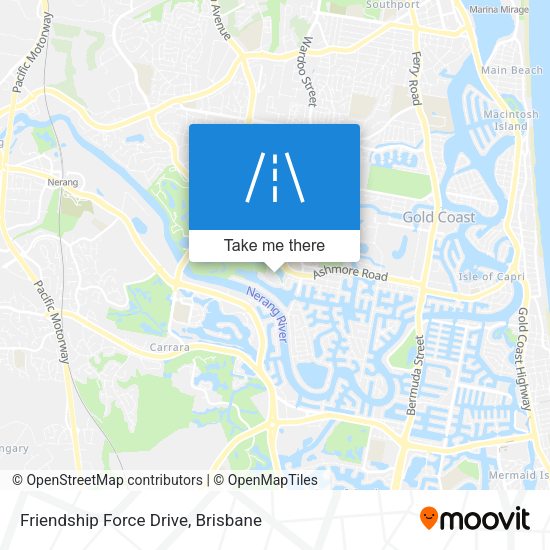 Friendship Force Drive map