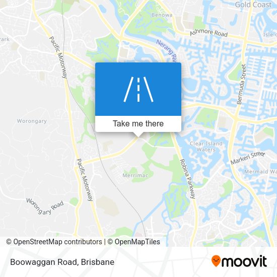 Boowaggan Road map