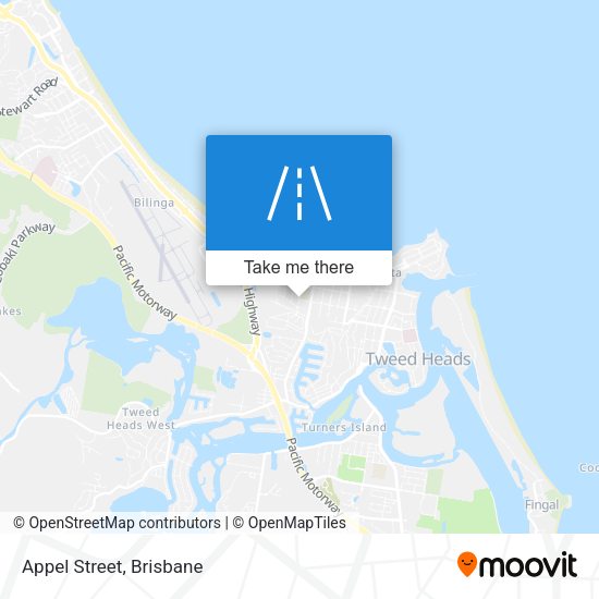 Appel Street map