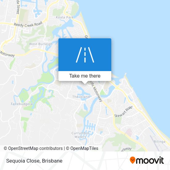 Sequoia Close map