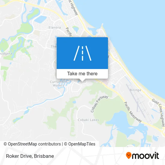 Mapa Roker Drive