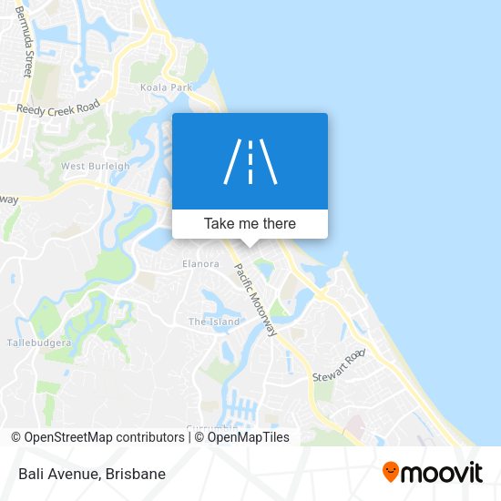 Bali Avenue map