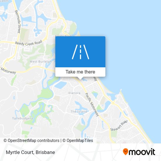 Myrtle Court map