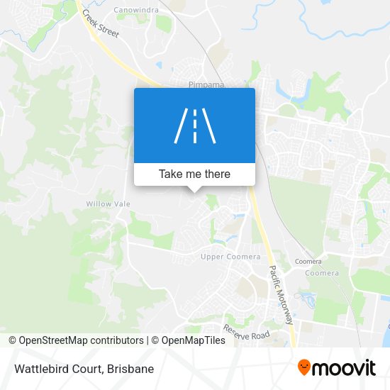 Wattlebird Court map